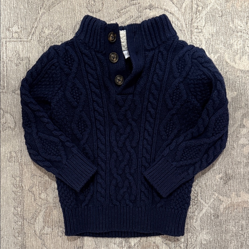 GAP Baby Navy Cardigan with Buttons